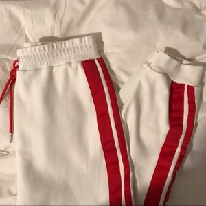 IAmGia White Striker Pant